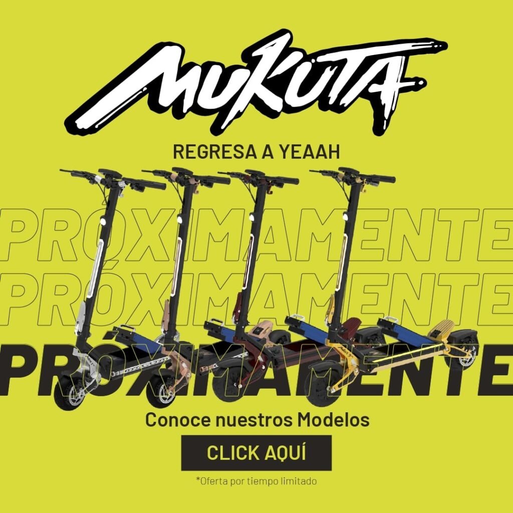 Diversidad de scooters Mokuta disponibles en Yeaah: modelos elegantes, eficientes y listos para la movilidad urbana